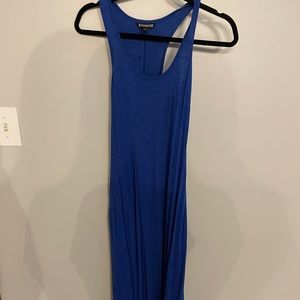 Express royal blue maxi dress